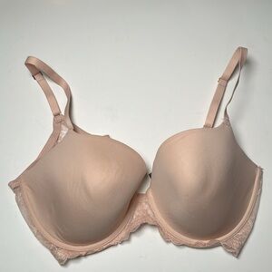 Natori 36DDD Women Bra 721211 Statement Contour Underwire Cameo Rose T Shirt